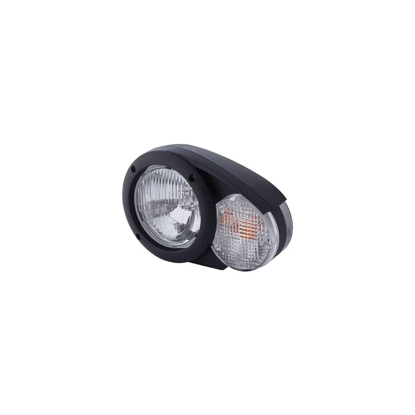 Priekšējais lukturis halogēns, LH apaļš, 12V, balts/pelēks, ieskrūvēts, 144.5mm, 1E3996160011 Hella