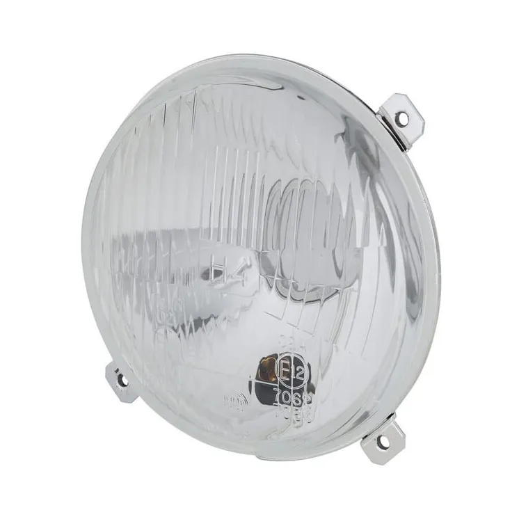 Priekšējais lukturis halogēns, apaļš, 12/24V, caurspīdīgs, 139mm, 1A3996002261 Hella