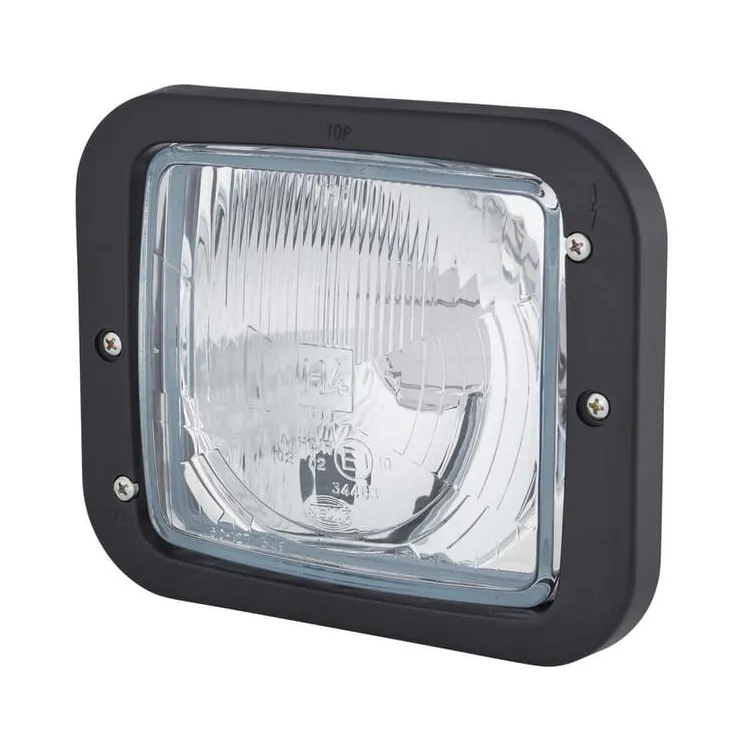 Priekšējais lukturis Halogēns, taisnstūrveida, 12V, caurspīdīgs, pieskrūvējams, 173x99x144mm, 1AA004109201 Hella