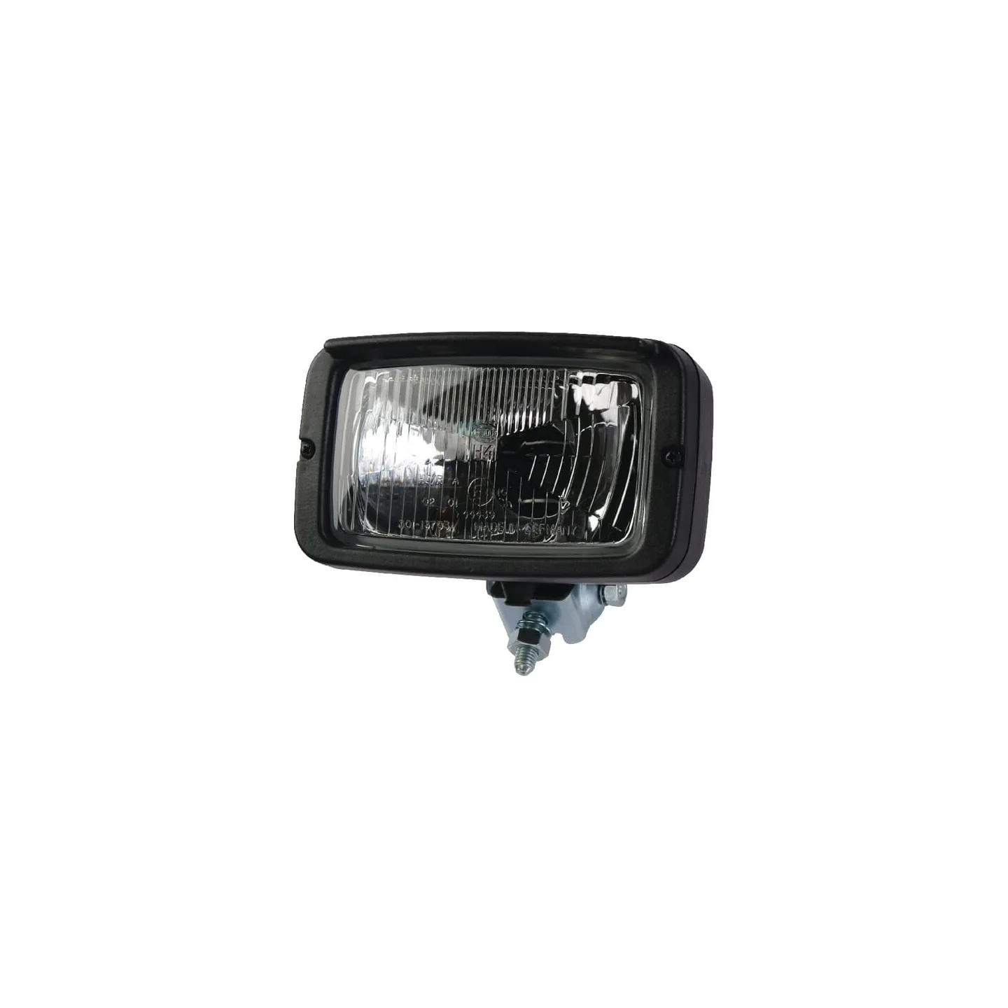 Headlight Halogen, rectangular, 12V, transparent/yellow, bolt on, 180x120x126mm,   1AB007145007 Hella 1AB007145001