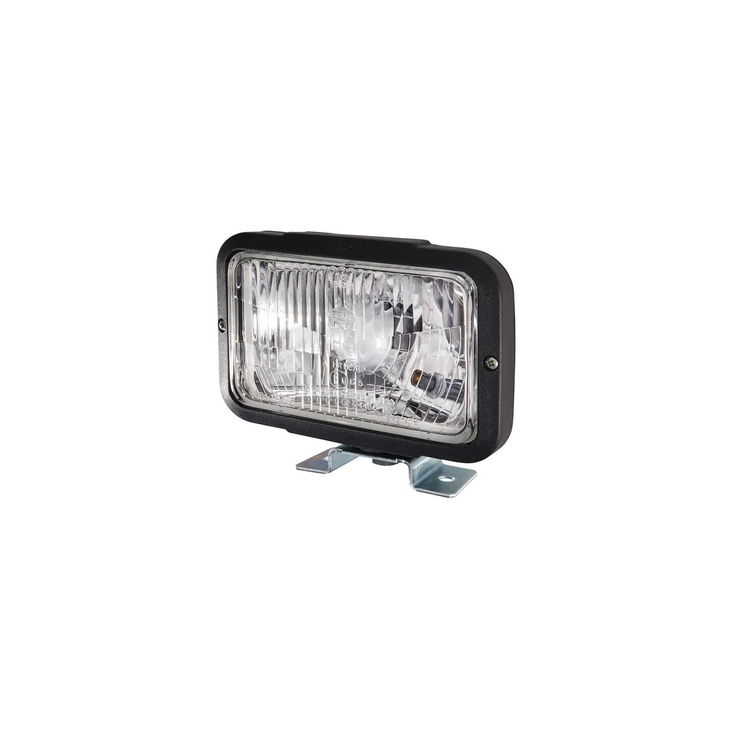 Headlight Halogen, rectangular, 12/24V, transparent, bolt on, 194x122x168mm,   1AB004231001 Hella