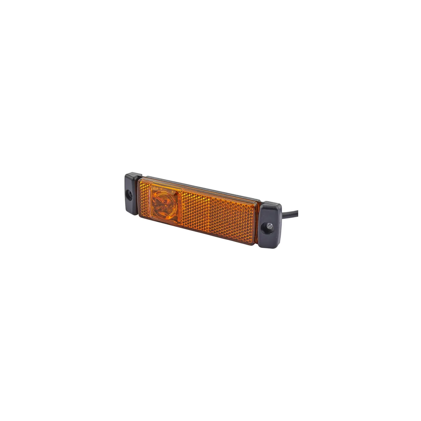 Marker light 0.50W, rectangular, 12V, amber, bolt on, 130x32x1 LED,   2PS008645011 Hella
