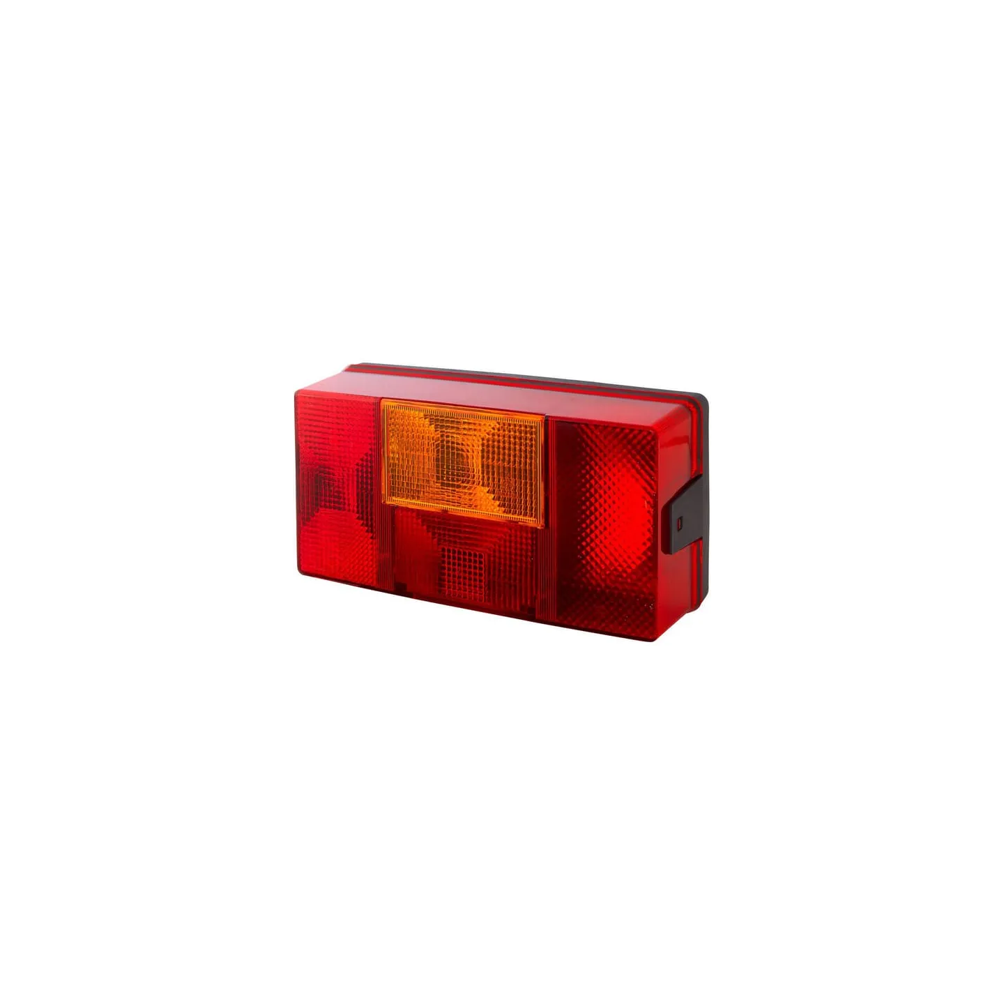 Rear light LH rectangular, 12/24V, red/orange, bolt on, 210x66x108mm,   2SD006040031 Hella