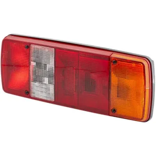Rear light RH rectangular, 12/24V, red/amber/white, bolt on, 343x75x133mm,   2VP003567121 Hella