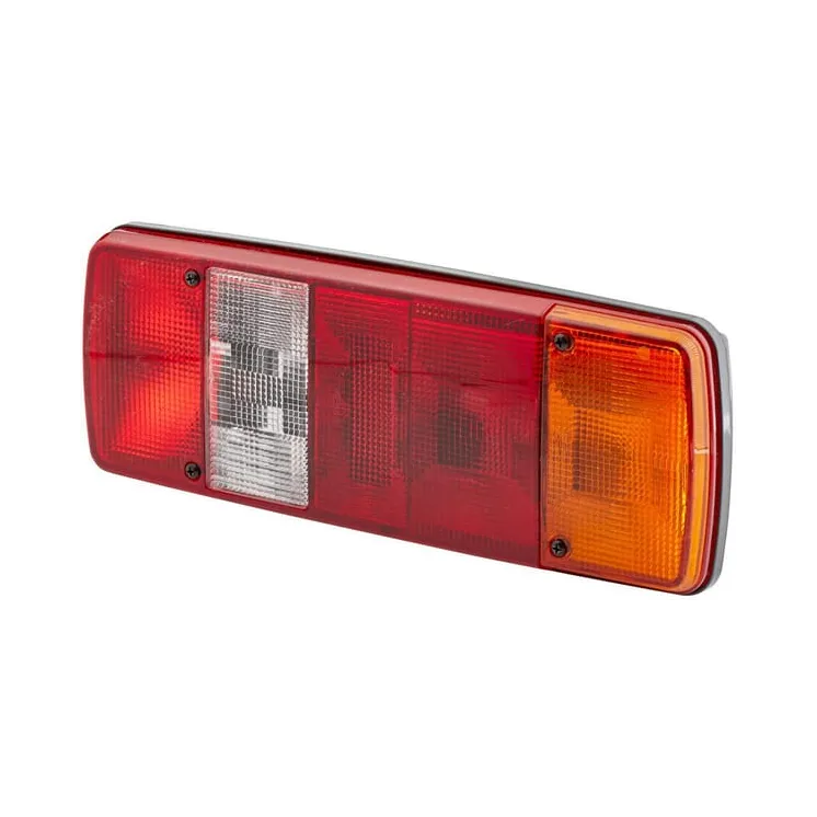 Rear light RH rectangular, 12/24V, red/amber/white, bolt on, 343x75x133mm,   2VP003567121 Hella
