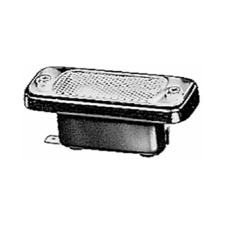 Number plate light 5W, rectangular, 12V, transparent, bolt on, 82.5x32.5mm,   2KA003738057 Hella
