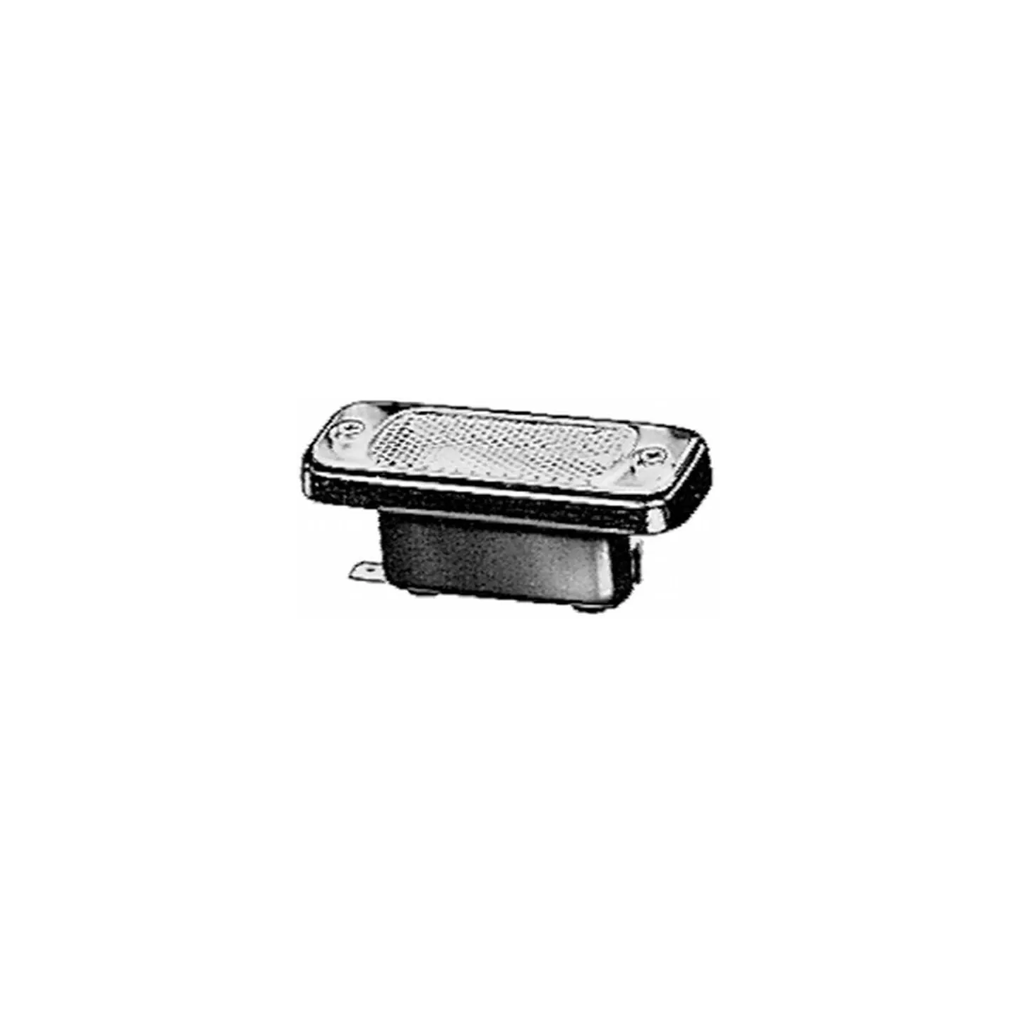 Number plate light 5W, rectangular, 12V, transparent, bolt on, 82.5x32.5mm,   2KA003738057 Hella