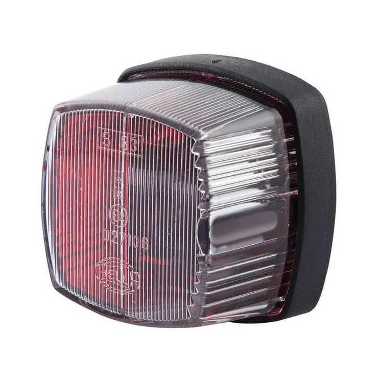 Marker light 5W, square, 12V, red/white, bolt on, 62x40x62mm,   2XS005639001 Hella