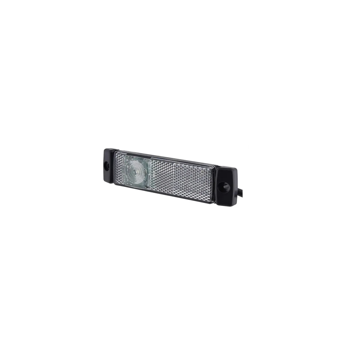 Gaismas gaismas diode, 1,20 W, taisnstūrveida, 24 V, balta, pieskrūvēta, 1 LED, 2PG008645961 Hella