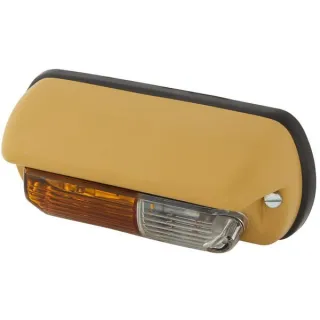 Direction and position light RH 18/3W, rectangular, 12V, amber/transparent, bolt on,   2BE001278021 Hella
