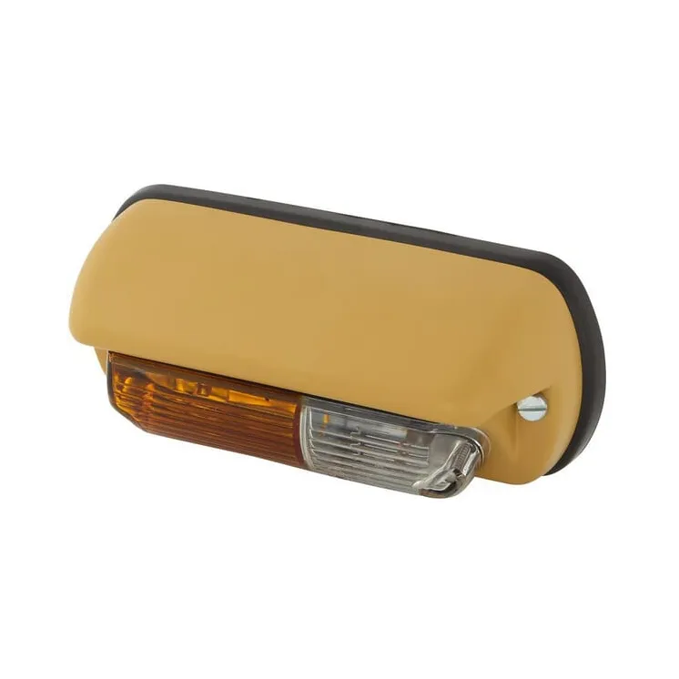 Direction and position light RH 18/3W, rectangular, 12V, amber/transparent, bolt on,   2BE001278021 Hella
