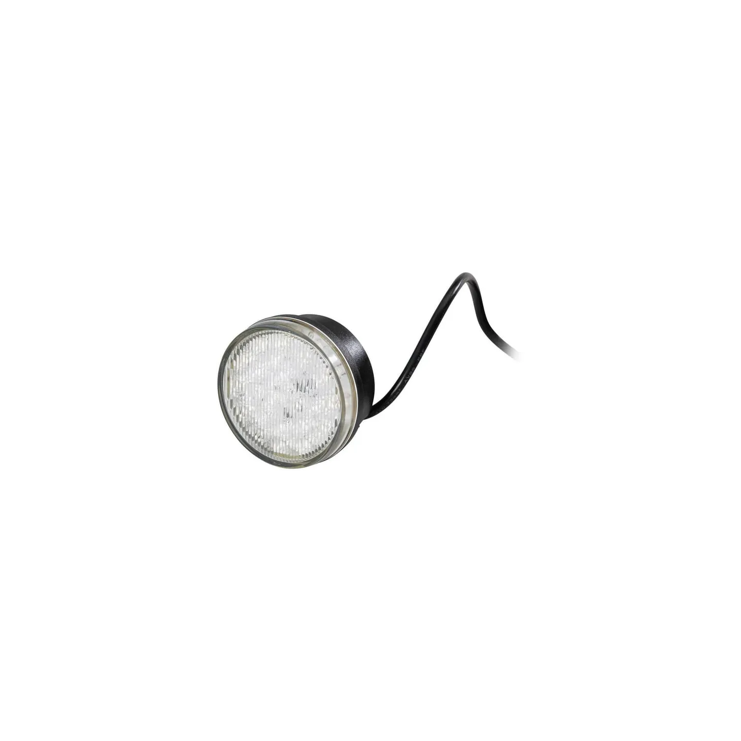 Direction and position light LED, front, round, 12V, yellow/white, bolt on,  83mm, 25 LED's,   2BE980691001 Hella