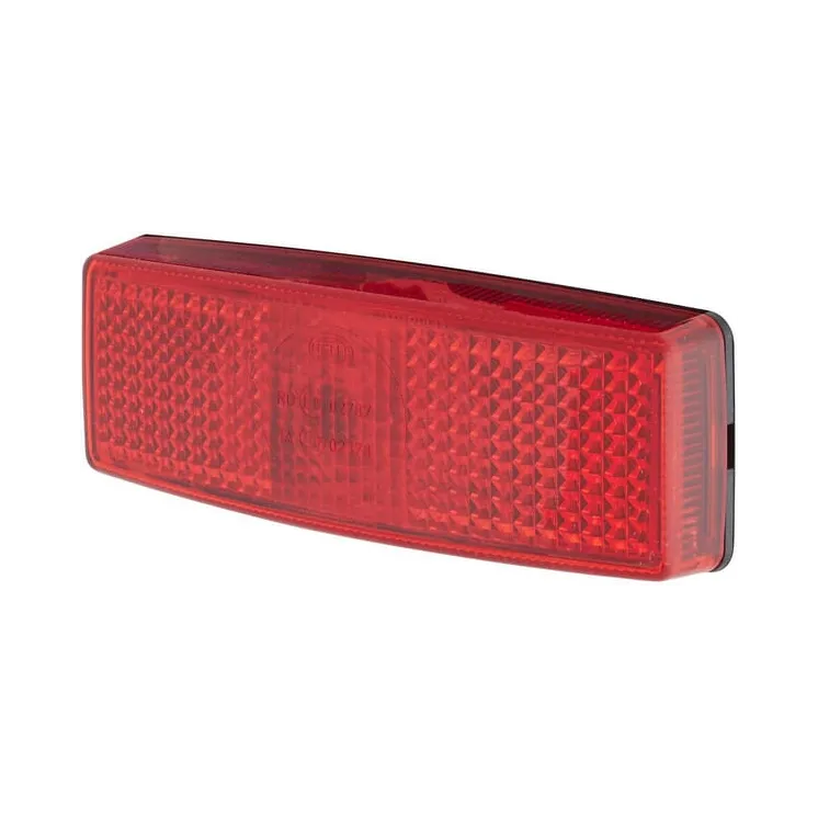 Marker light rectangular, 12V, red, bolt on, 110x25x40mm,   2TM006717047 Hella 0000777620 0000777620N