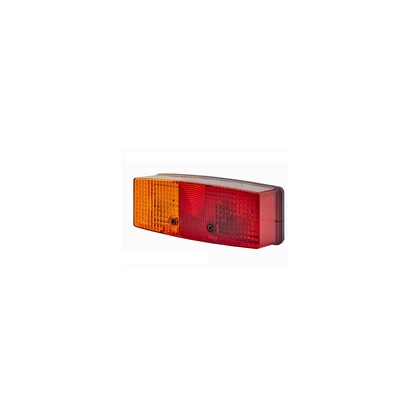 Rear light LH rectangular, 12/24V, red/orange, bolt on, 158x51x64mm,   2SD003184031 Hella TA04930060 TA04930063 VPM3717