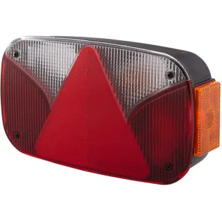 Rear light RH rectangular, 12V, red/amber, bolt on, 247x60x138mm,   2VP998232301 Hella
