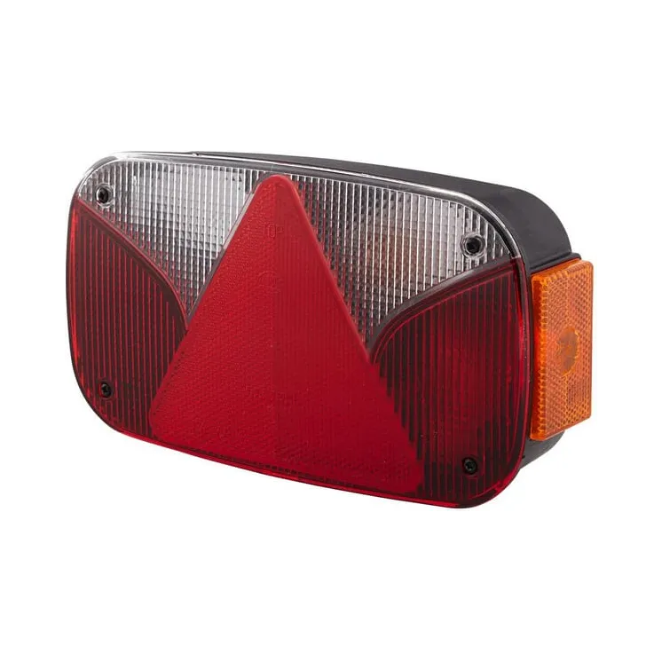 Rear light RH rectangular, 12V, red/amber, bolt on, 247x60x138mm,   2VP998232301 Hella