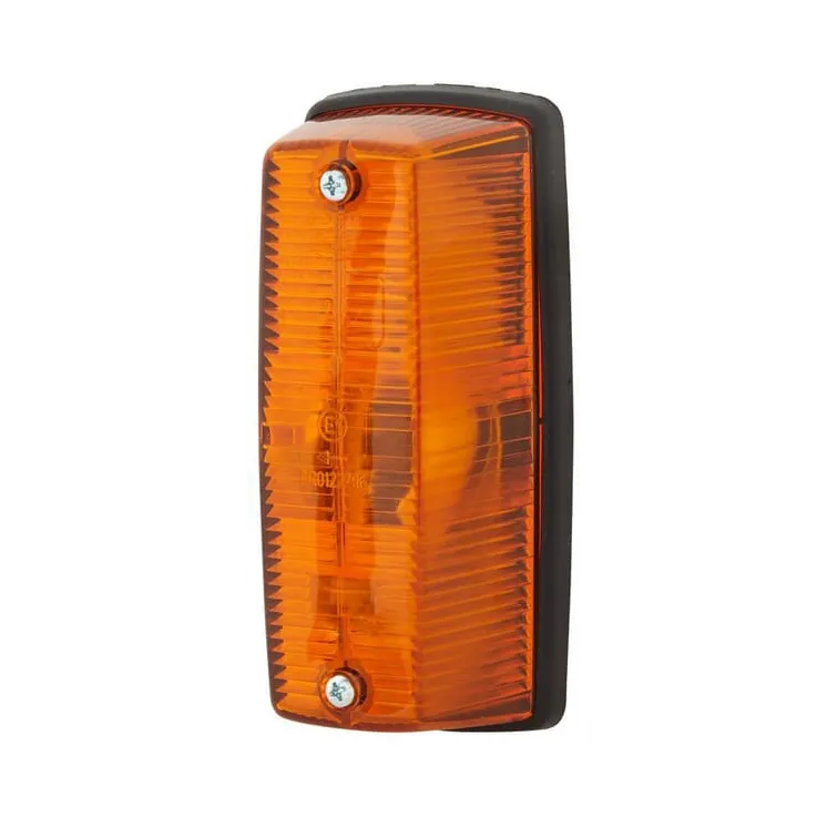 Indicator light LH 21W, rectangular, 12/24V, amber, bolt on, 146x  2BA001277011 Hella