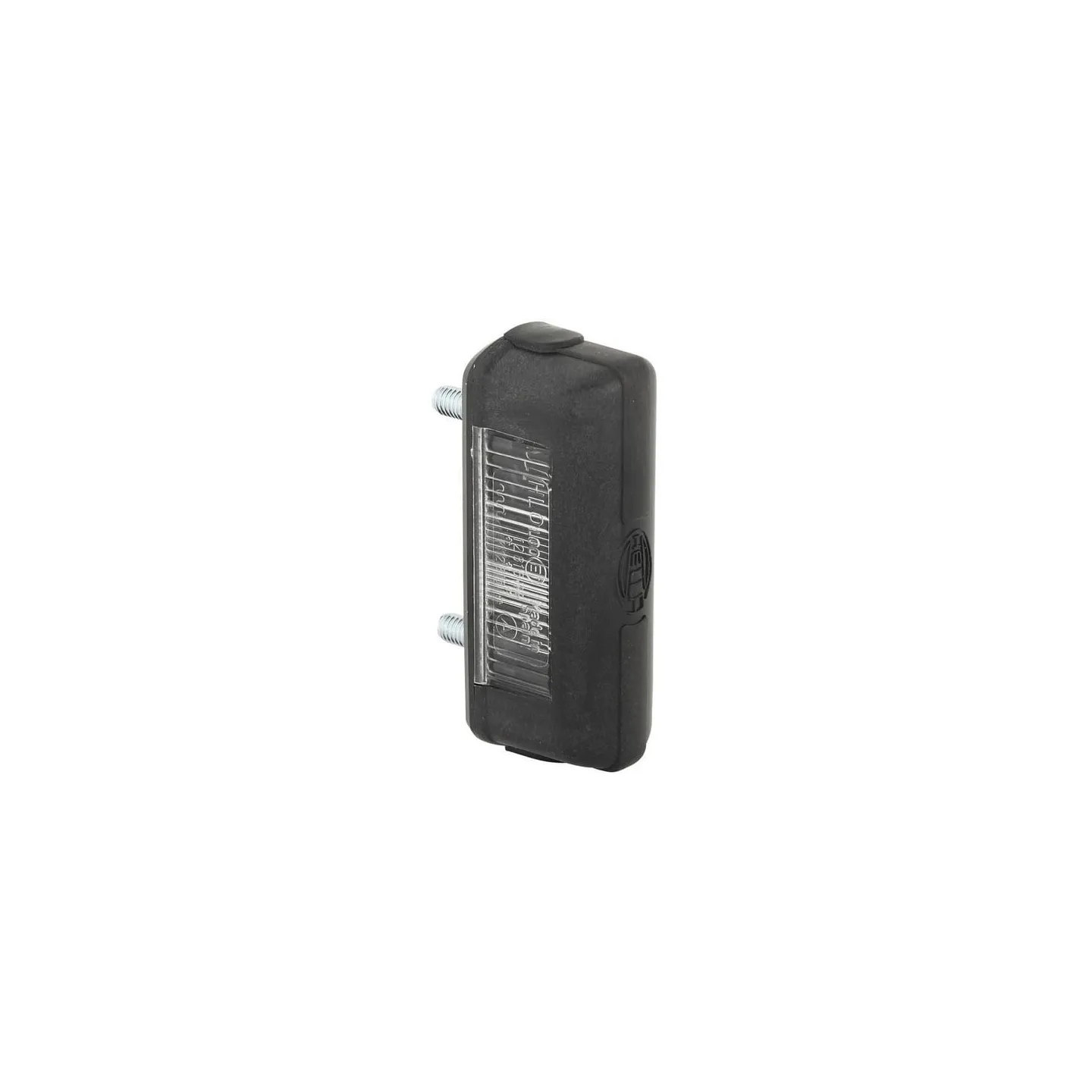 Number plate light 5W, rectangular, 12/24V, white, bolt on, 80x31mm, Blade terminal,   2KA001389101 Hella