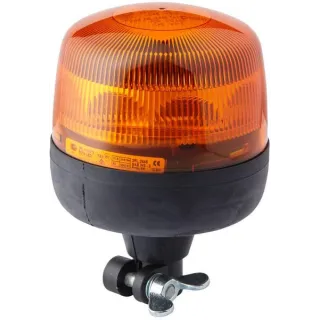 Rotating beacon LED, round, 12/24V, yellow/amber, bolt on, 165x183mm, 8 LEDs,   2RL010979011 Hella 2XD010979011