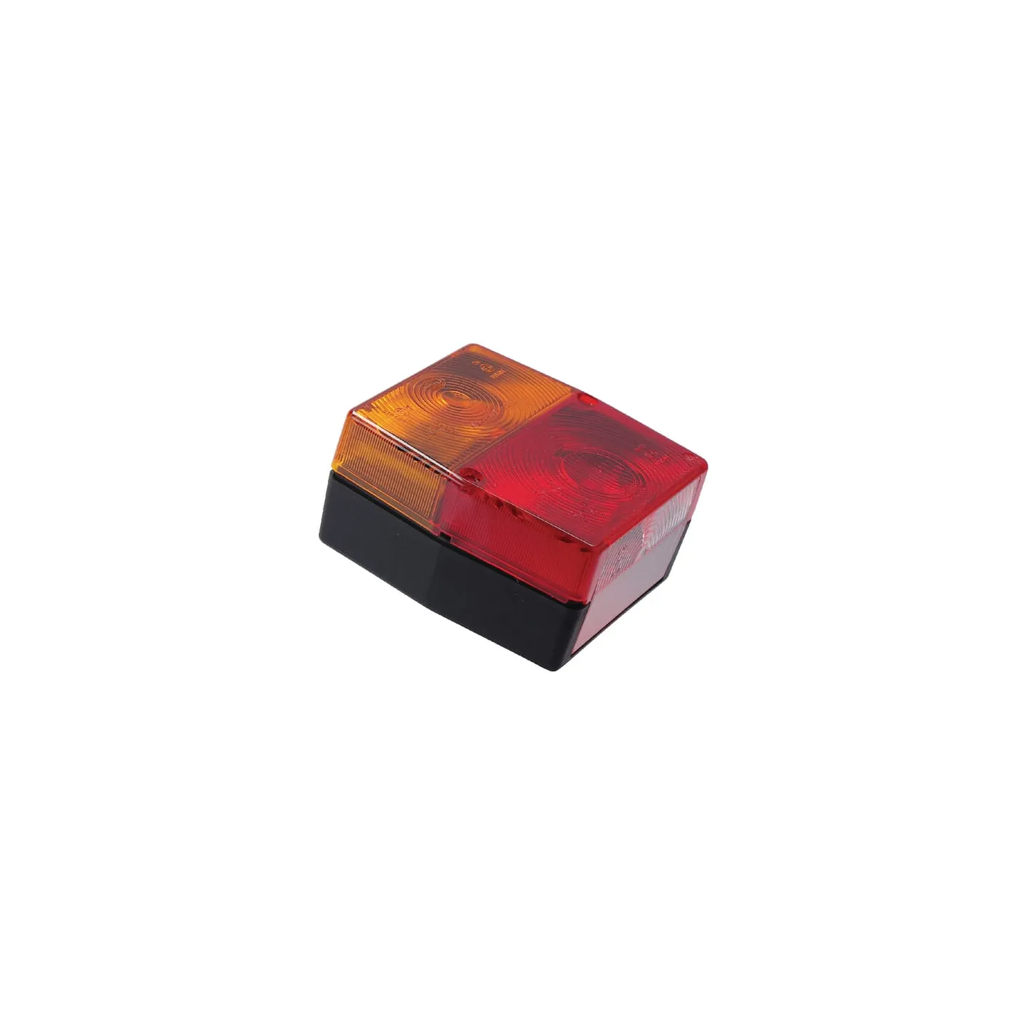 Aizmugurējais lukturis kvadrātveida, 12V, sarkans/oranžs, pieskrūvēts, 98x51x103mm, 5-pin, 2SE998530077 Hella