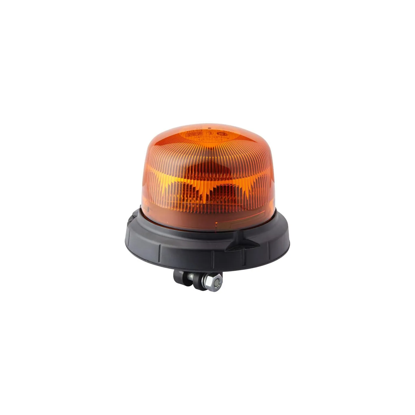 Flashing beacon LED, 10W, round, 12/24V, yellow, pole mount,  165mm x125mm, 16 LED's,   2XD013979011 Hella
