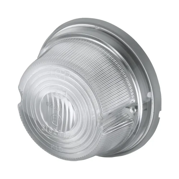 Marker light 5W, round, 12V, transparent, bolt on,   2PF001259631 Hella