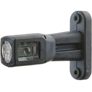 Marker light LED, 1.20W, 12/24V, bolt on, 133xQuick-link, 4 LED's,   2XS011768001 Hella