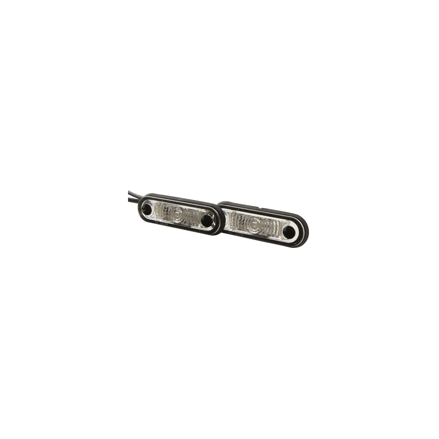 Marker light LED, 0.50W, rectangular, 12/24V, white, bolt on, 79x1 LED,   2PF959590202 Hella 2PF959590401