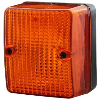 Indicator light 21W, square, 12V, amber, bolt on,   2BA996012061 Hella