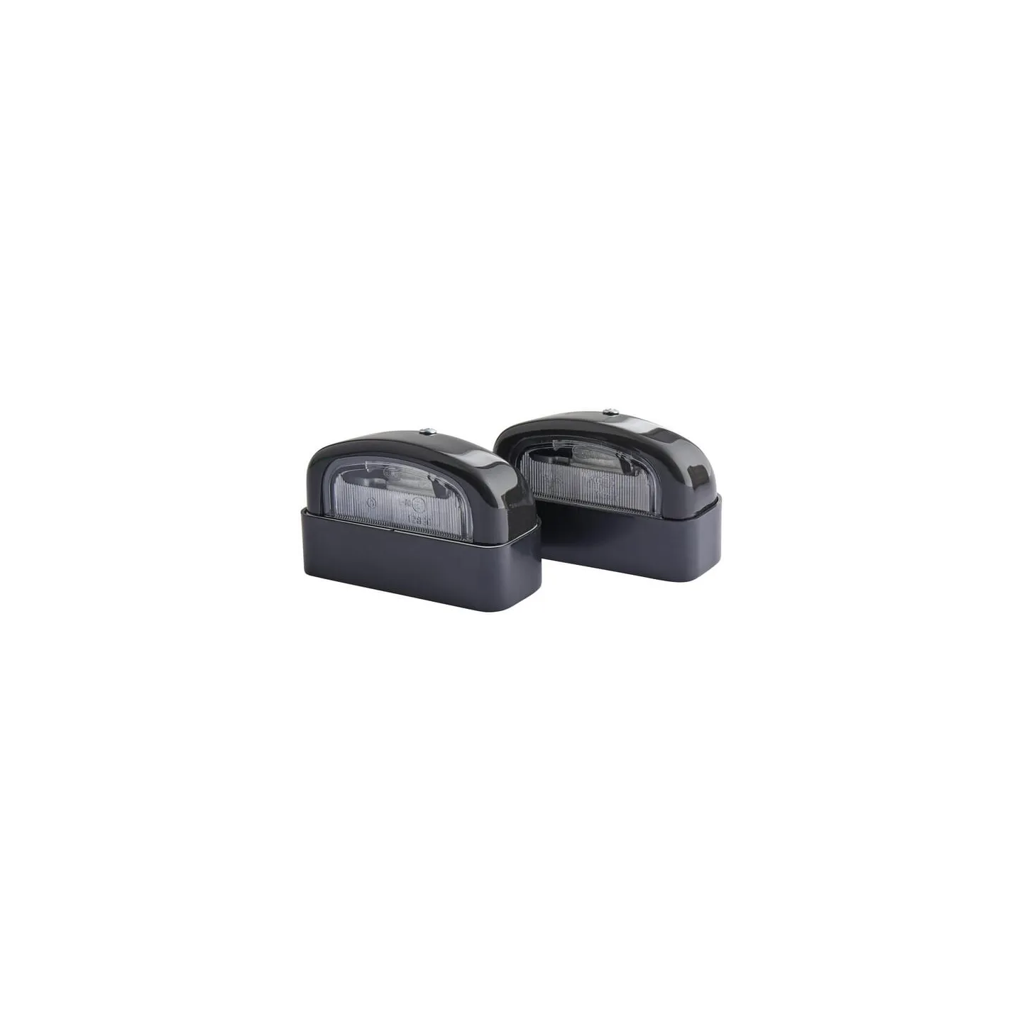 Number plate light 5W, rectangular, 12V, transparent, bolt on, 105x63mm, Blade terminal,   2KA001386281 Hella