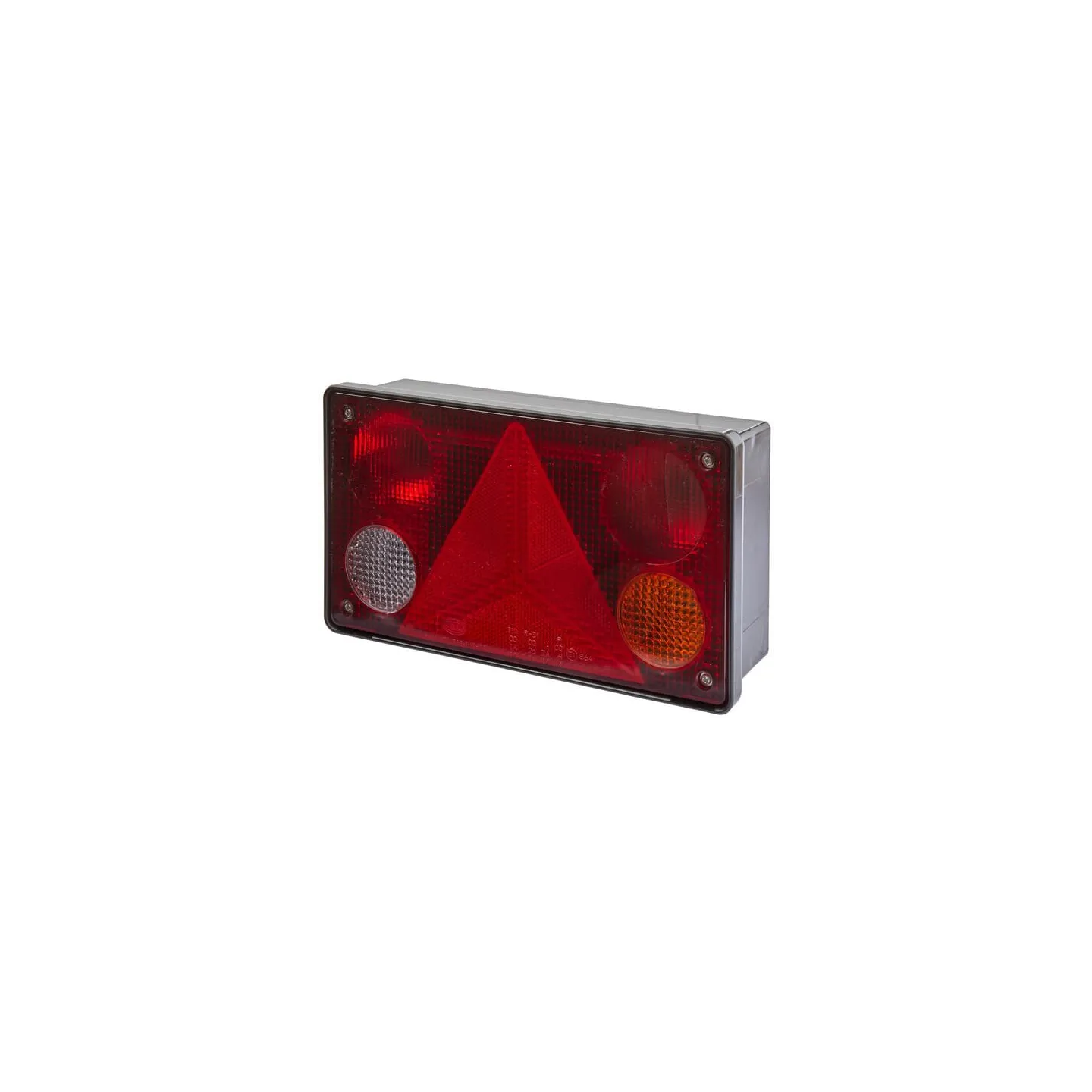 Rear light RH rectangular, 12/24V, red/orange/white, bolt on, 256x70x144mm,   2VP340400141 Hella