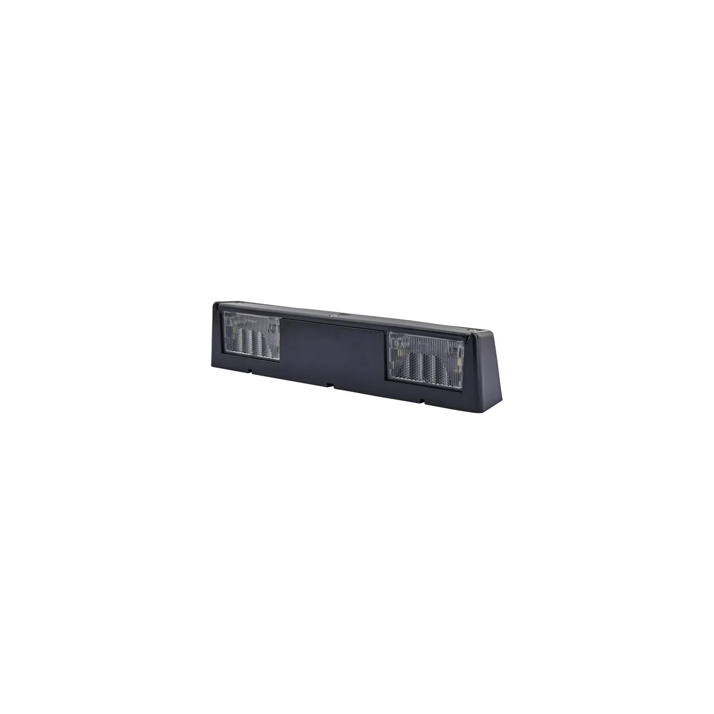 Number plate light 5W, rectangular, 12/24V, white, bolt on, 266x45mm, Blade terminal,   2KA004525001 Hella