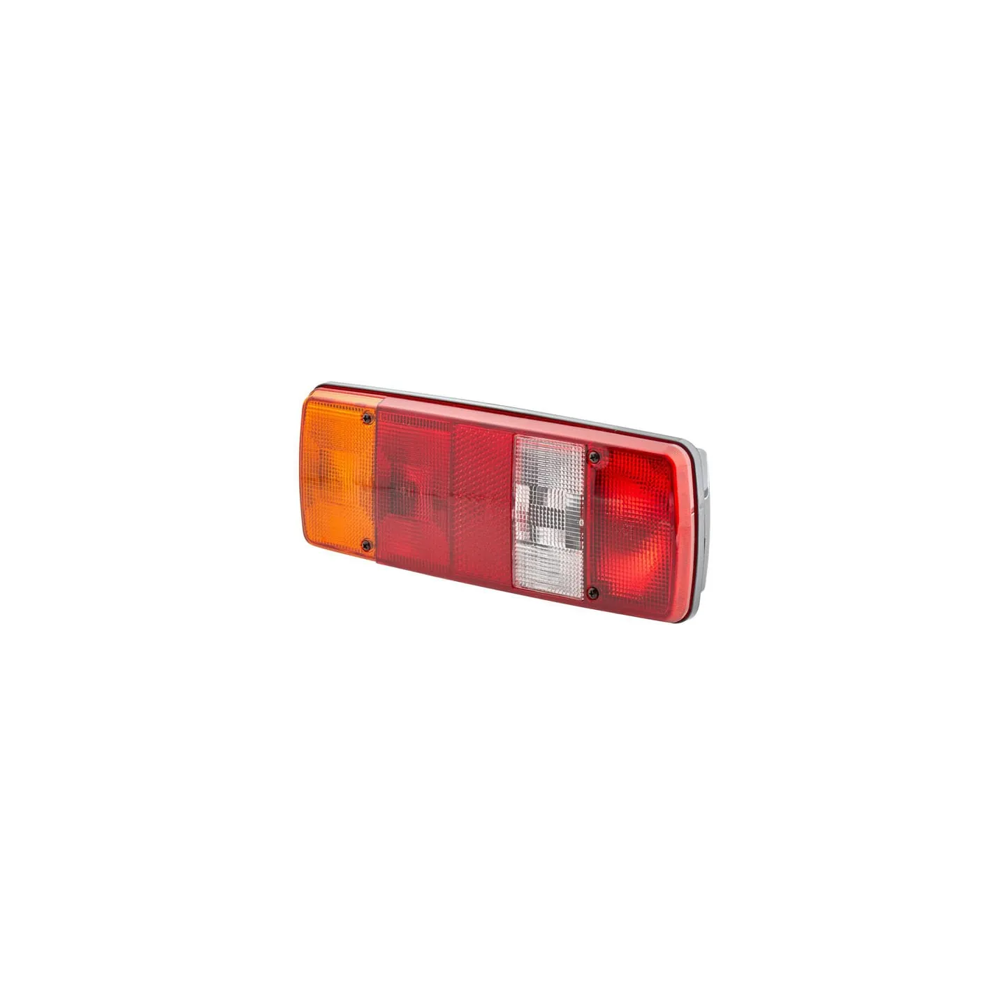 Rear light LH rectangular, 12/24V, red/amber/white, bolt on, 343x75x133mm,   2SK003567651 Hella