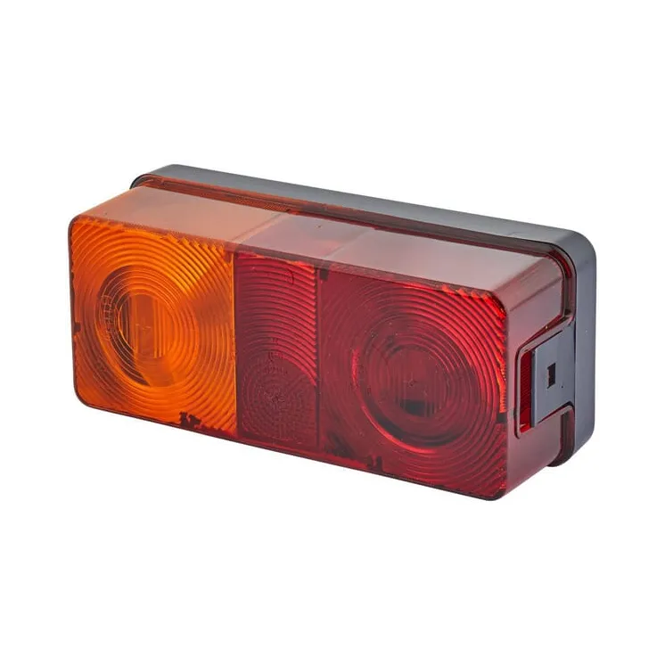Rear light rectangular, 12/24V, red/orange/white, bolt on, 170x62x75mm,   2SE002582071 Hella VPM3729
