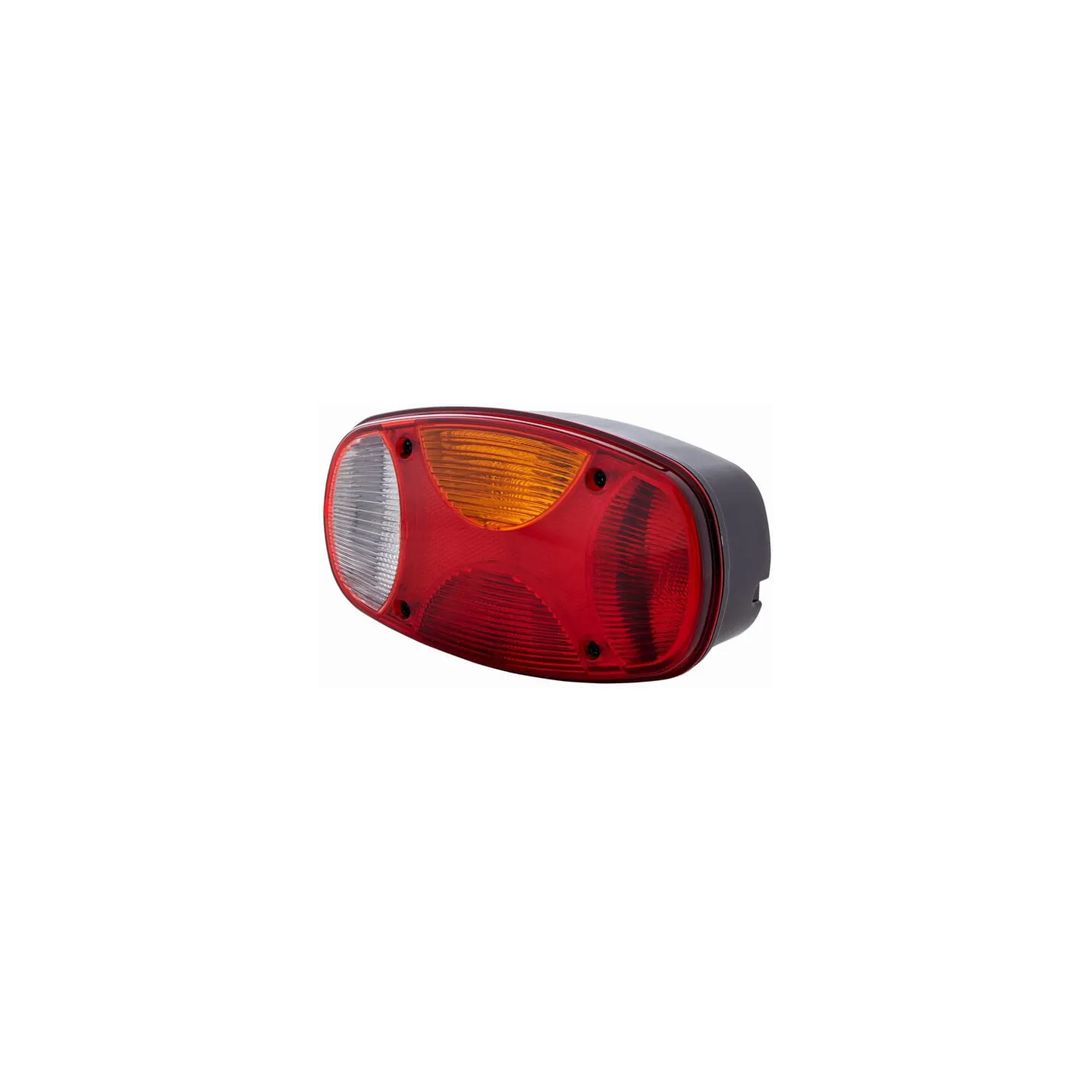 Rear light RH rectangular, 12V, red/white/amber, bolt on, 225x122mm,   2VP343640041 Hella