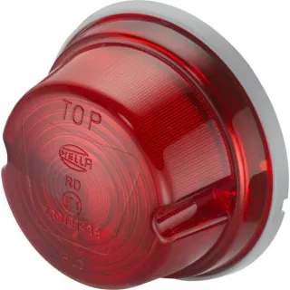 Aizmugurējais lukturis apaļš, 12/24V, sarkans, skrūvējams, 2SA001259751 Hella