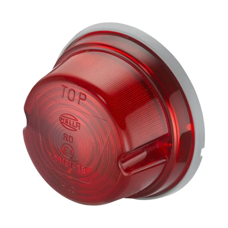 Rear light round, 12/24V, red, bolt on,   2SA001259751 Hella