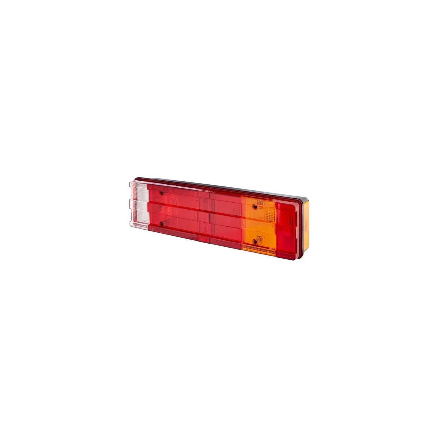 Rear light RH rectangular, 12/24V, amber/transparent/red, bolt on, 465x54x134mm,   2VP008204101 Hella