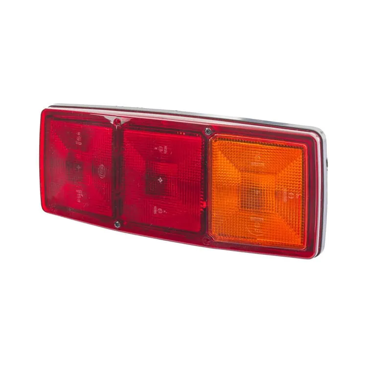 Rear light RH rectangular, 12V, red/orange, bolt on, 344x72x147mm,   2SD003167021 Hella