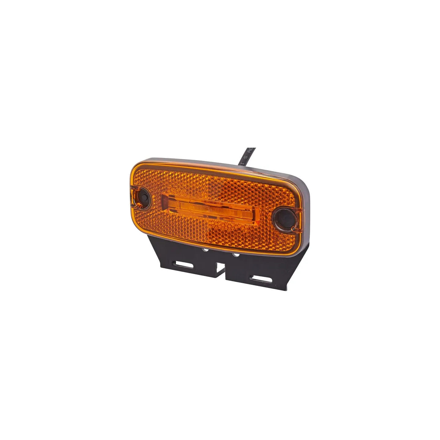 Marker light LED, rectangular, 24V, amber, bolt on, 2 LED's,   2PS345600071 Hella 2PS963639071