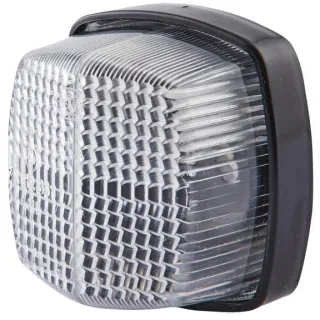 Marķieris 5W, kvadrātveida, 12V, caurspīdīgs/balts, pieskrūvējams, 62x42x62mm, 2PF004081001 Hella