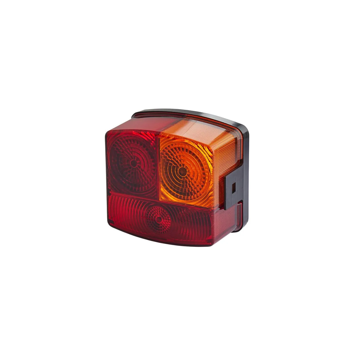 Aizmugurējais lukturis RH kvadrāts, 12V, dzintars/sarkans, pieskrūvēts, 95x54,5x90mm, 2SD002776241 Hella 2SD002776287 VPM3725