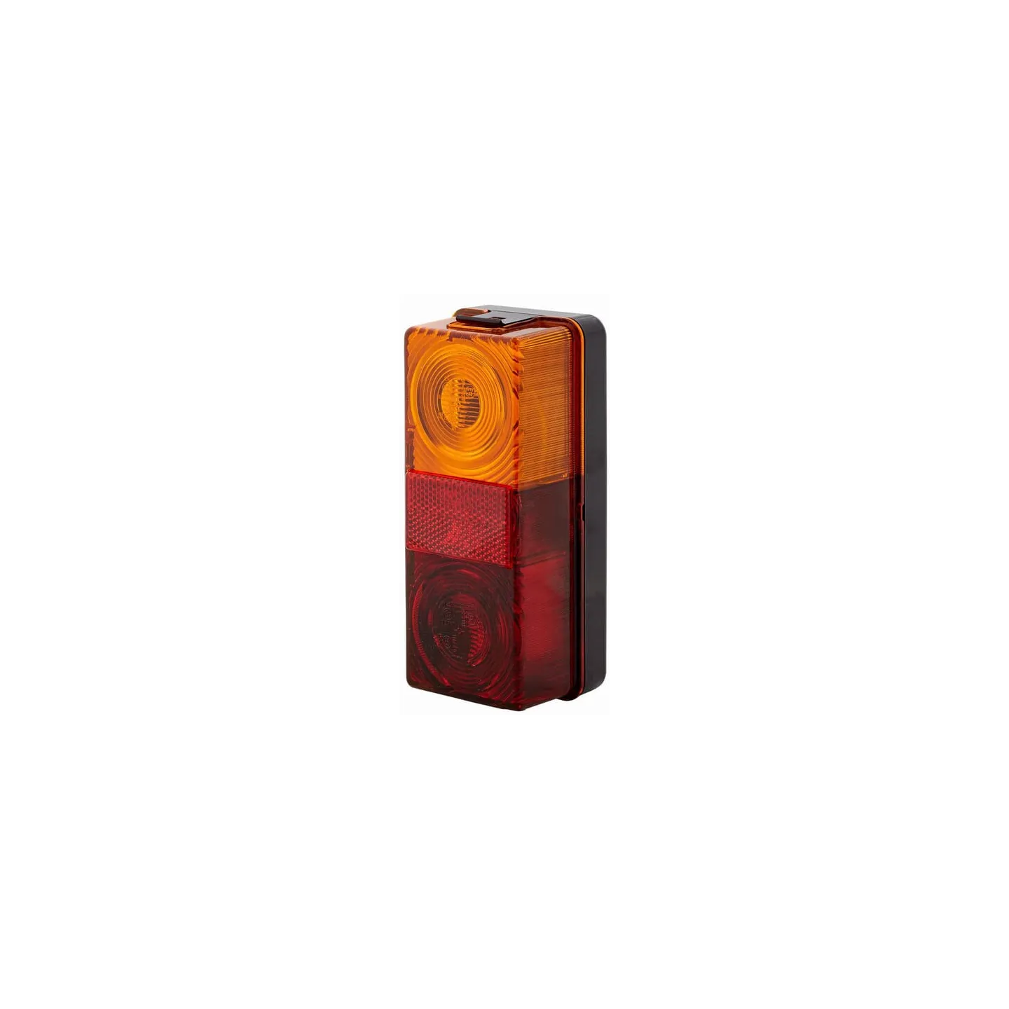Rear light rectangular, 12/24V, red/orange, bolt on, 170x64x75mm,   2VA998531031 Hella 7700032054
