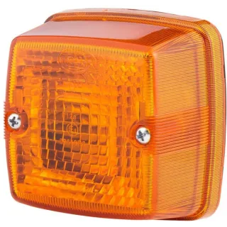 Indikatora gaisma 21W, kvadrātveida, 12V, dzeltena, pieskrūvēta, 84x51x84mm, 2BA003014011 Hella