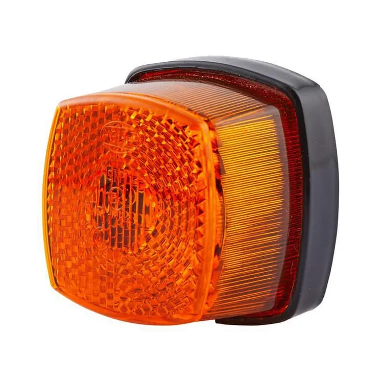 Marker light 5W, square, 12/24V, amber, bolt on, 62x  2PS003057051 Hella
