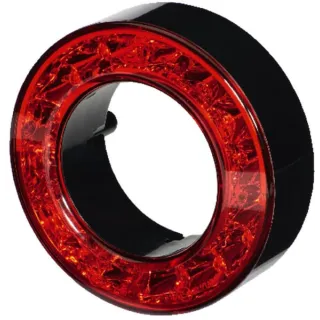 Bremžu gaismas diode, 2.30W, gredzens, 12V, sarkans, 16 LED, 2SB009362041 Hella