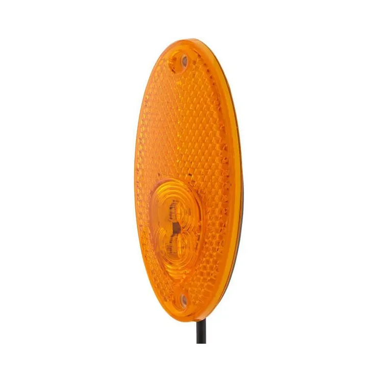 Gaismas gaismas diode, 0,50 W, ovāla, 12 V, dzeltena, pieskrūvējama, 101,6 x 45 mm, 2 LED, 2PS964295061 Hella
