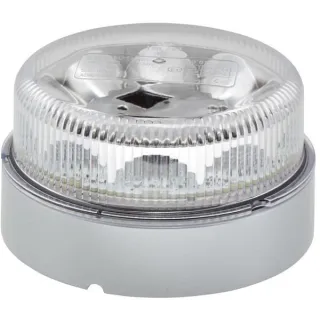 Mirgojoša gaismas diode, 10 W, apaļa, 12/24 V, caurspīdīga/dzeltena, pieskrūvēta, 149 mm x 88 mm, 10 LED, 2XD012980001 Hella 2XD