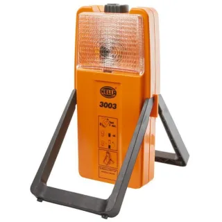 Brīdinājuma gaisma kvadrātveida, 6V, caurspīdīga/oranža, pieskrūvēta, 2XW007146001 Hella