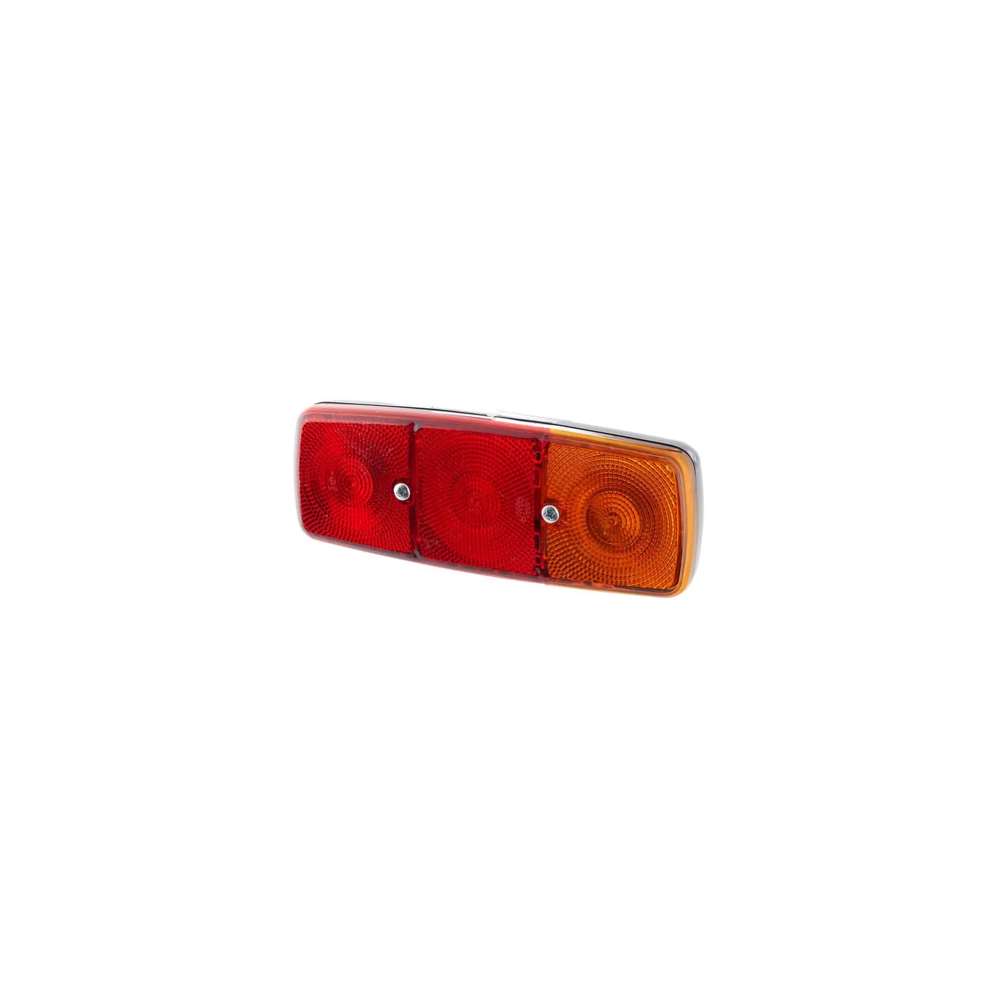 Aizmugurējais lukturis RH taisnstūrveida, 12/24V, sarkans/oranžs, pieskrūvēts, 282x76x105mm, 2SD001699061 Hella